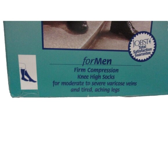 Jobst 115101 For Men Khaki 20-30 mmHg Medium CT Compression Stockings Socks - Picture 3 of 4